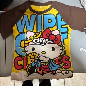 Hello Kitty Yellow and Brown Kids Tee